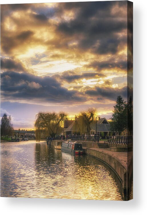 Afternoon Acrylic Print featuring the photograph Ely Riverside #1 by James Billings