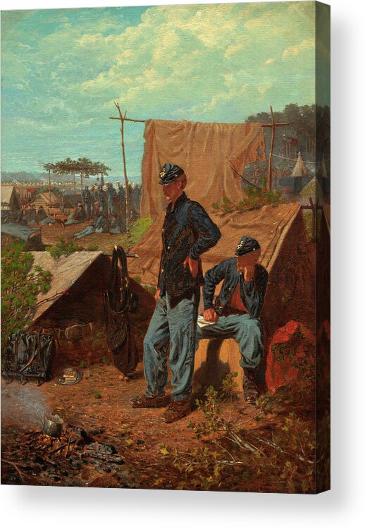 Home Acrylic Print featuring the painting Home, Sweet Home #11 by Winslow Homer