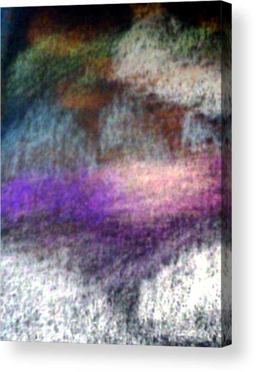 Black Art Acrylic Print featuring the digital art Untitled #63 by Donald C-Note Hooker