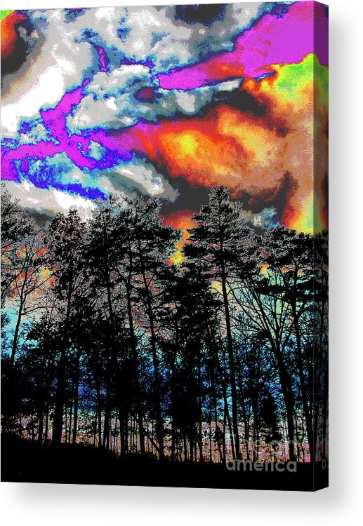 Larry Acrylic Print featuring the photograph Bright Braddock Sunset #2 by Larry Oskin
