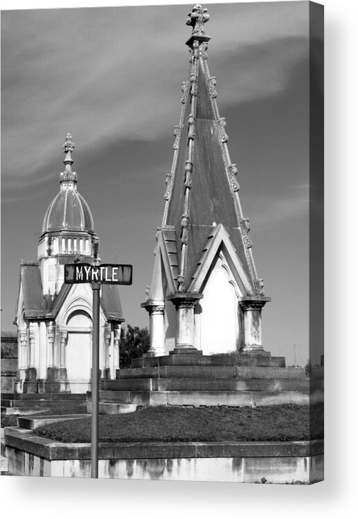 New Orleans Acrylic Print featuring the photograph Cypress Grove Cemetery #3 by Shawn McElroy