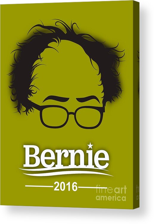 Bernie Sanders Acrylic Print featuring the mixed media Bernie Sanders #4 by Marvin Blaine
