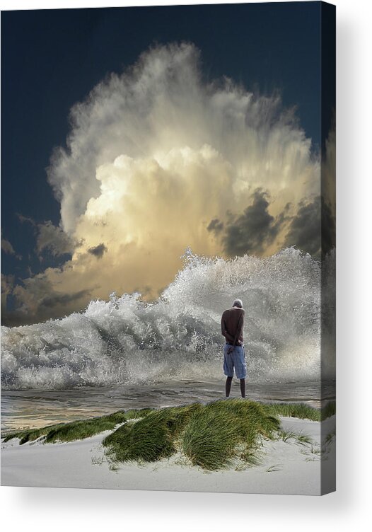 Ocean Acrylic Print featuring the photograph 4457 by Peter Holme III