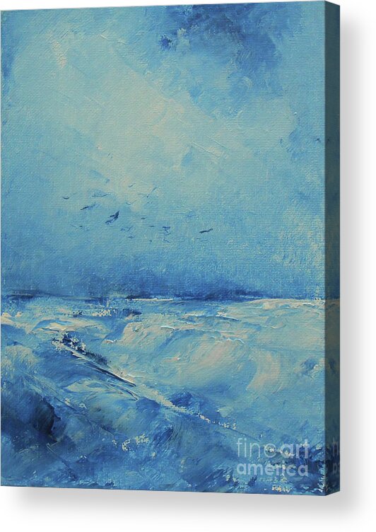 Abstract Acrylic Print featuring the painting A Day Of Dream by Jane See