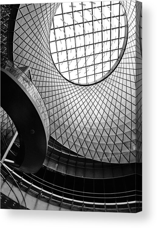 Abstract Acrylic Print featuring the photograph Abstract Oculus by Jessica Jenney