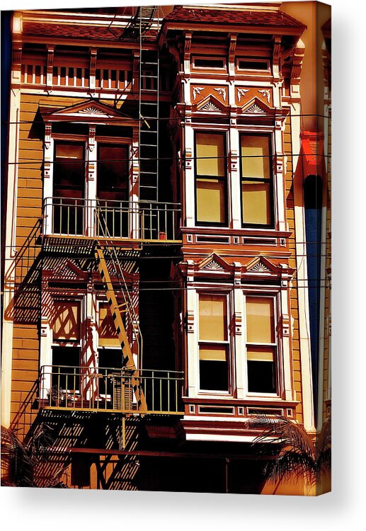 San Francisco Acrylic Print featuring the photograph Abstract On Castro by Ira Shander