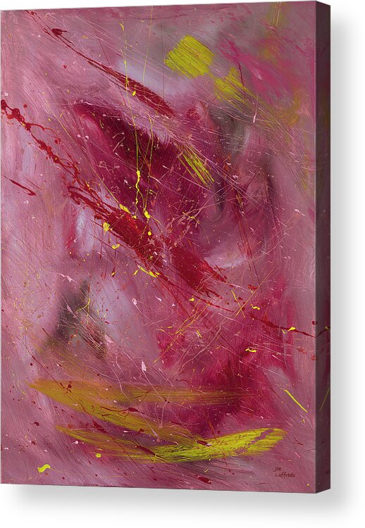 Amber Acrylic Print featuring the painting Amber Storm 90 by Joe Loffredo