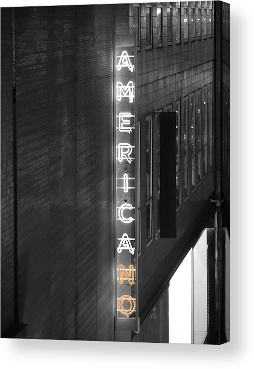 Richard Reeve Acrylic Print featuring the photograph America-no by Richard Reeve
