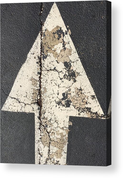 Street Art Acrylic Print featuring the photograph Ancient Arrow by Douglas Fromm