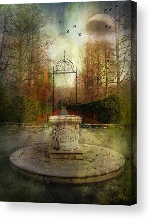 Garden Acrylic Print featuring the photograph Another Time and Place by John Rivera