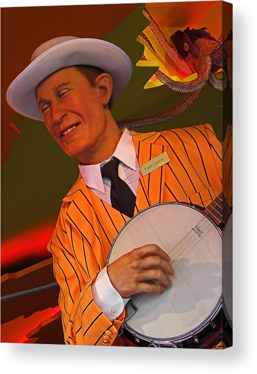 Mannequin Acrylic Print featuring the photograph Banjo Player by Elizabeth Hoskinson
