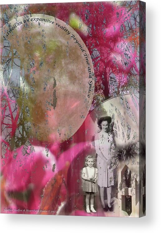 Old Photos Acrylic Print featuring the photograph Beyond Time and Space by Feather Redfox