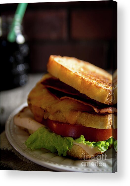 Meal Acrylic Print featuring the photograph BLT Special by Deborah Klubertanz