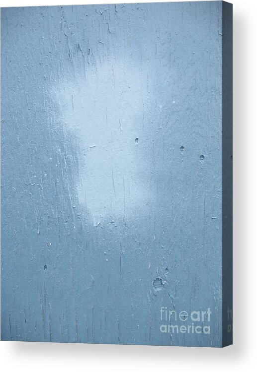 Blue Acrylic Print featuring the photograph Blue Blue Barrier Board by Jason Freedman