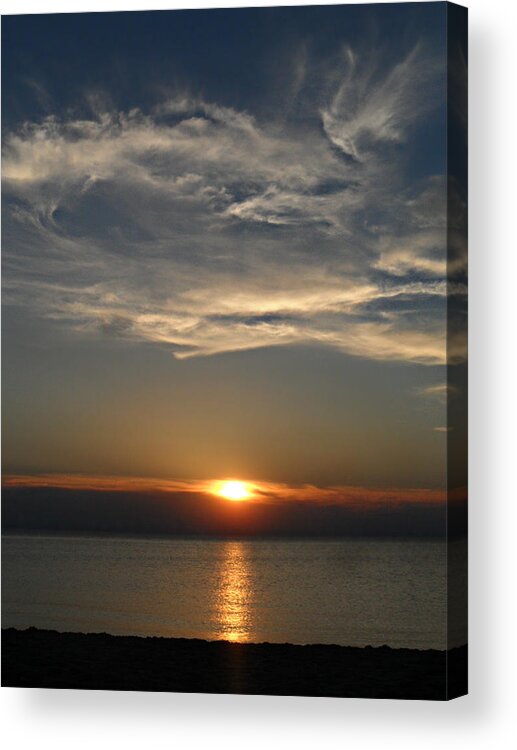 Brilliant Blue Sky Acrylic Print featuring the photograph Brilliant Blue Sky by Cyryn Fyrcyd