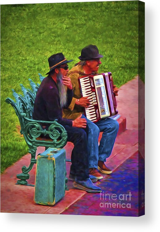 Fine Art Photography Acrylic Print featuring the photograph Can We Sing You A Song ... by Chuck Caramella