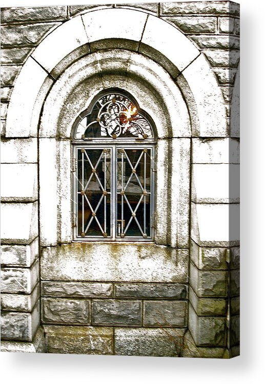 Photography Acrylic Print featuring the photograph Castle Window by Felix Zapata
