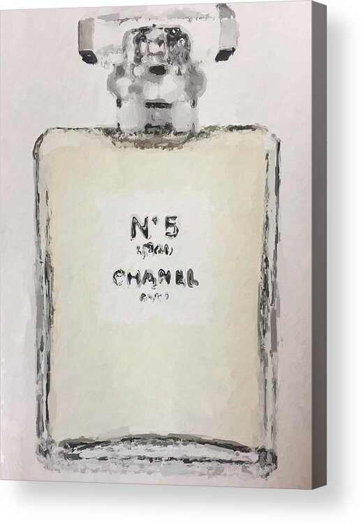 Balenciaga Acrylic Print featuring the photograph Chanel No 5 by Modern Art