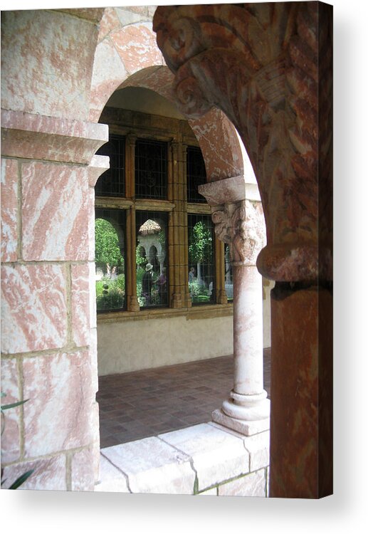 Windows Acrylic Print featuring the photograph Cloisters by Tom Hefko