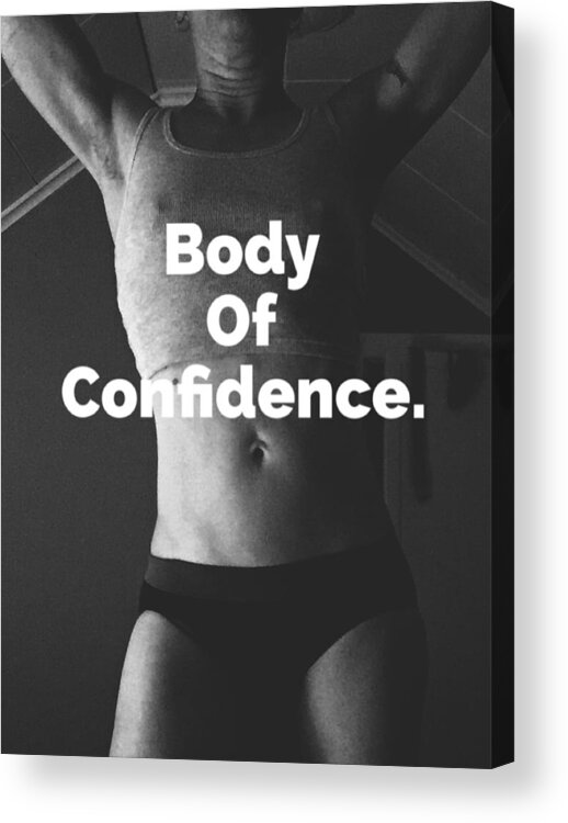 Woman Acrylic Print featuring the photograph Confidence. by Sara Young