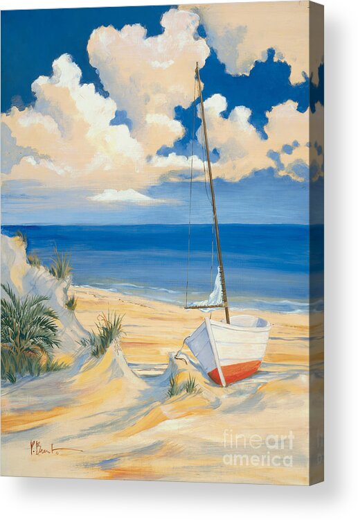 Costa Del Sol Acrylic Print featuring the painting Costa Del Sol by Paul Brent