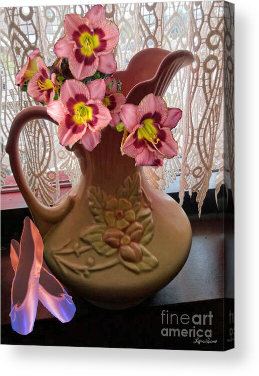 Still Life Acrylic Print featuring the digital art Dancing In Place by Lyric Lucas