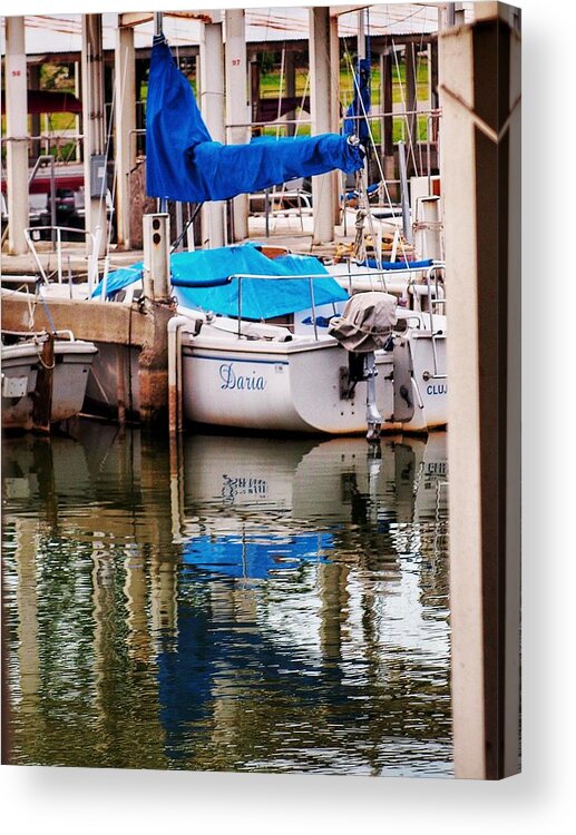 Boats Acrylic Print featuring the photograph Daria Waites by Buck Buchanan