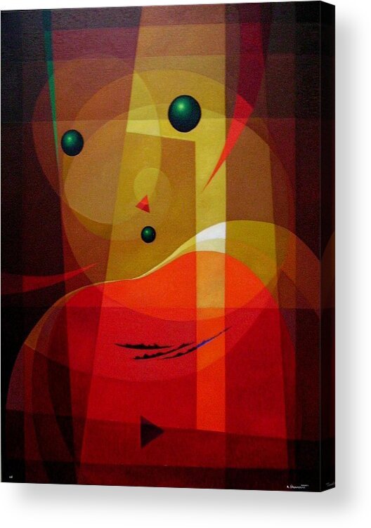 #abstract Acrylic Print featuring the painting Doors of Perception by Alberto DAssumpcao