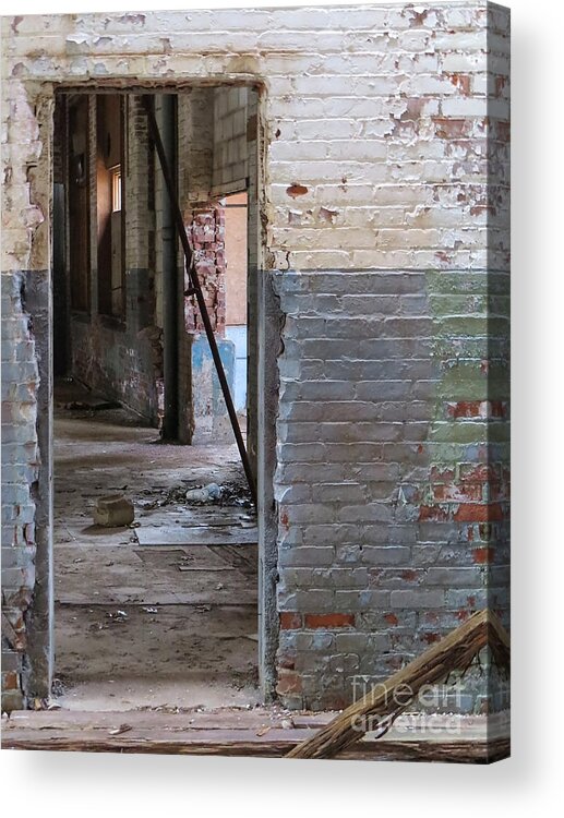 Bricks Acrylic Print featuring the photograph Doorway by Lili Feinstein