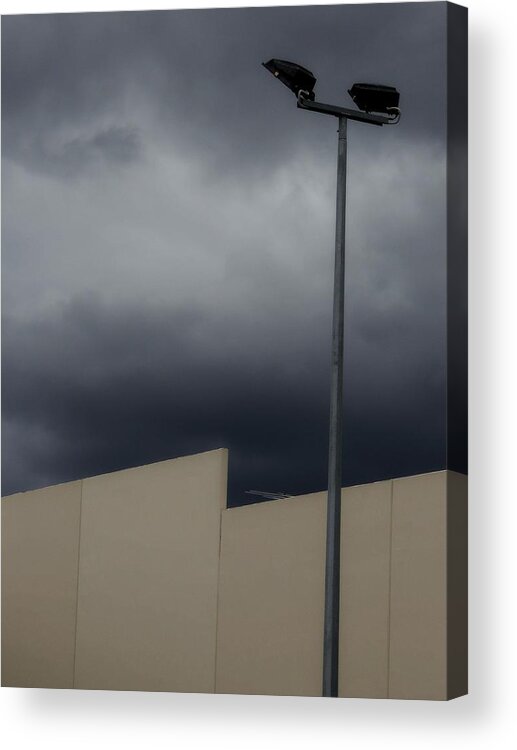 Minimalist Image Acrylic Print featuring the photograph Empty Threat by Denise Clark