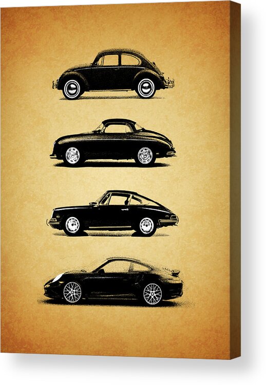 Porsche Acrylic Print featuring the photograph Evolution by Mark Rogan