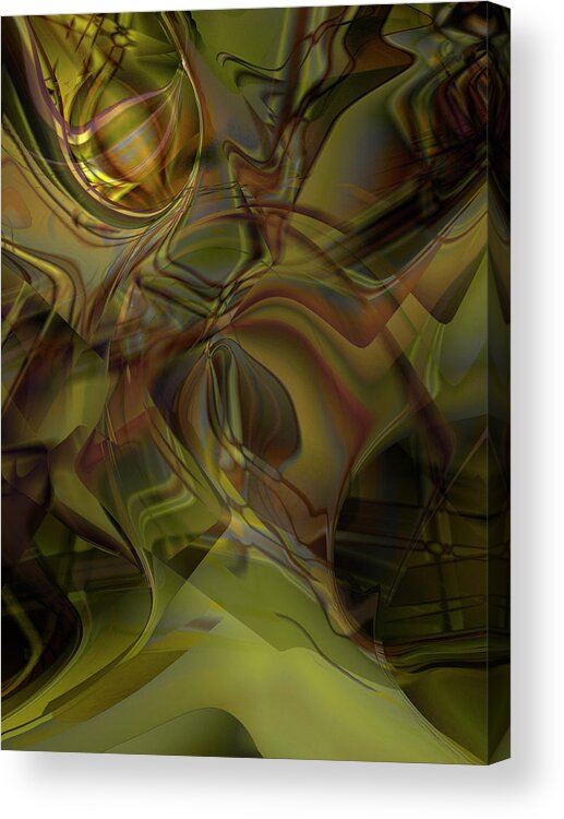 Mighty Sight Studio Acrylic Print featuring the digital art Extraterium by Steve Sperry