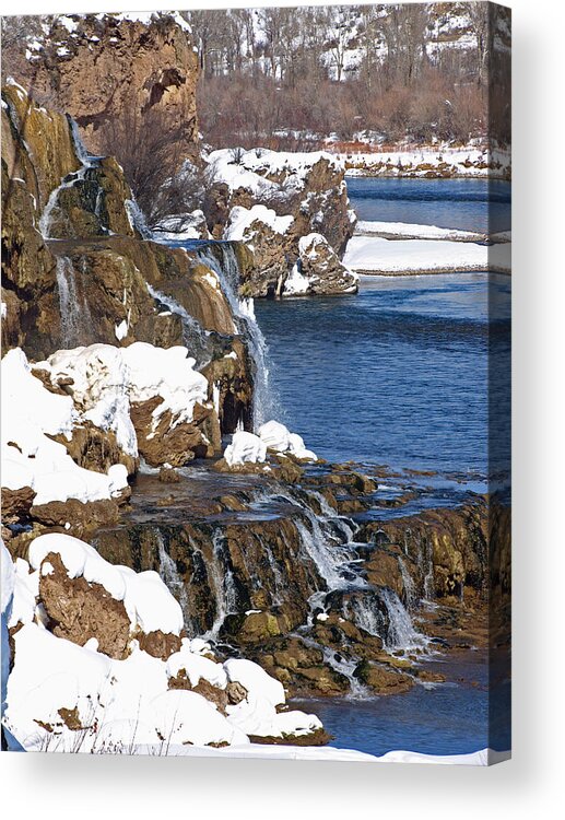Water Acrylic Print featuring the photograph Fall Creek Falls in Winter by DeeLon Merritt