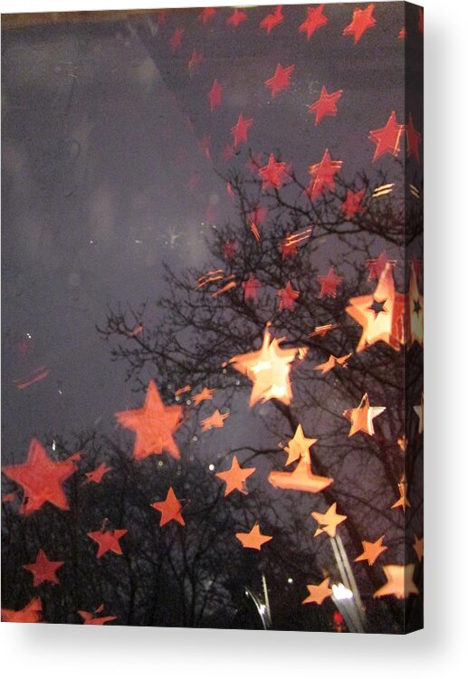 Stars Acrylic Print featuring the photograph Falling stars and I wish.... by Rosita Larsson