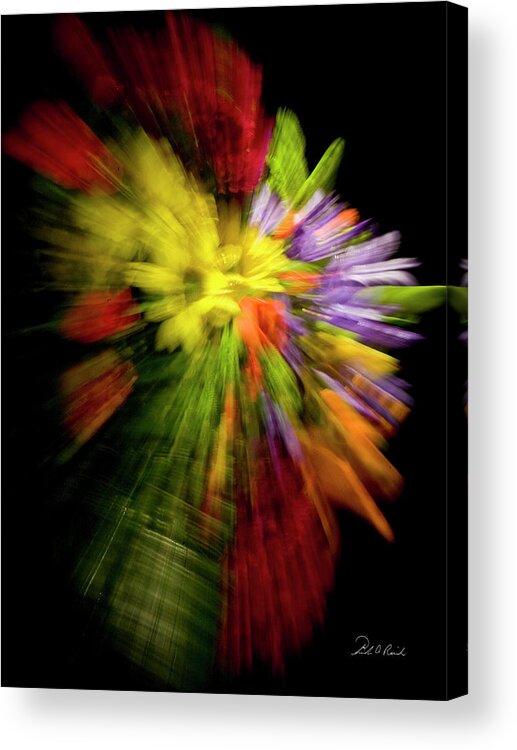 Flowers Acrylic Print featuring the photograph Floral Explosion by Frederic A Reinecke