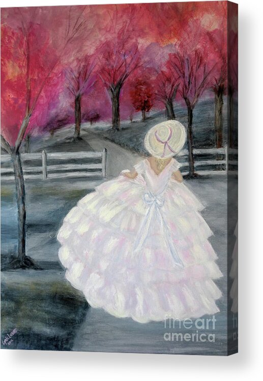 Fantacy Acrylic Print featuring the painting Follow Your Dreams by Lyric Lucas