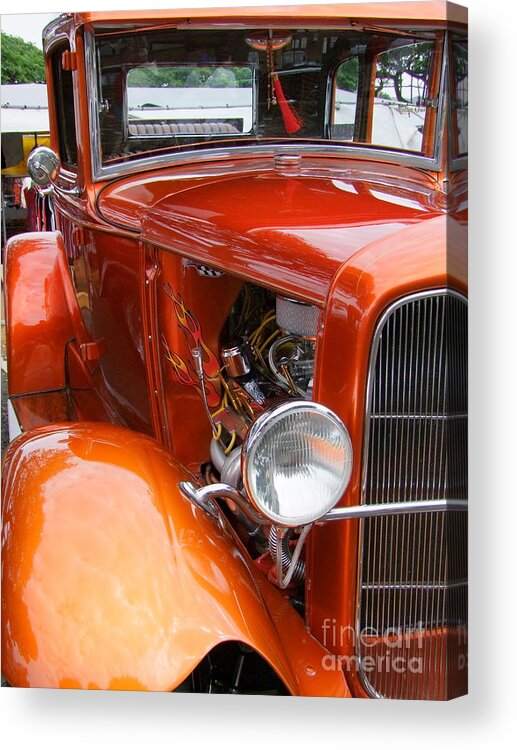 Ford V8 Acrylic Print featuring the photograph Ford V8 Right Side View by Mary Deal