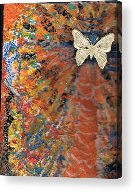 Mystery Acrylic Print featuring the painting Freedom and Joy by Anne-Elizabeth Whiteway