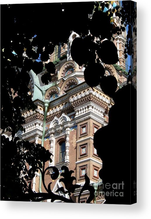 Russia Acrylic Print featuring the photograph From the Park by Robert D McBain