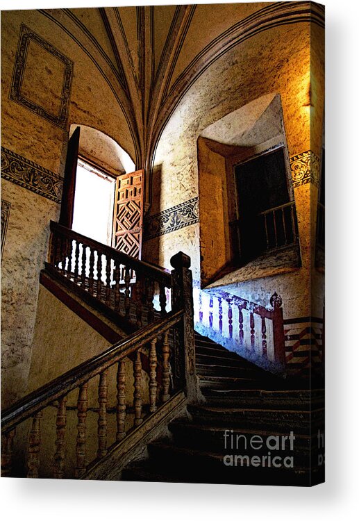 Darian Day Acrylic Print featuring the photograph Grand Staircase 2 by Mexicolors Art Photography