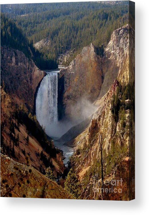 Yellowstone Acrylic Print featuring the photograph Grandeur by Sheila Ping