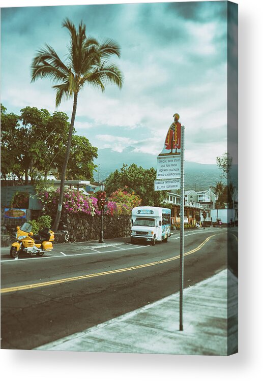 Hawaii Acrylic Print featuring the photograph Hawaii Ironman Start Point by Mary Lee Dereske