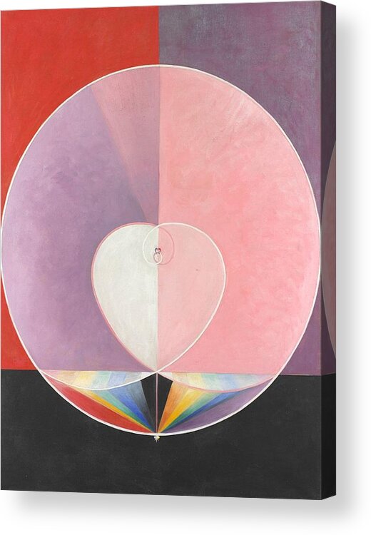 Doves No. 2 Acrylic Print featuring the painting Hilma af Klint by MotionAge Designs