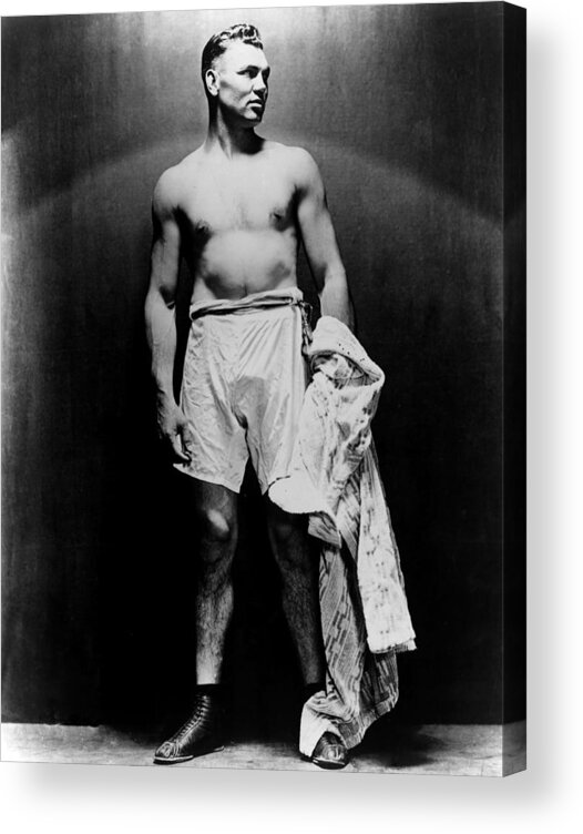 Barechested Acrylic Print featuring the photograph Jack Dempsey, Circa 1920s by Everett
