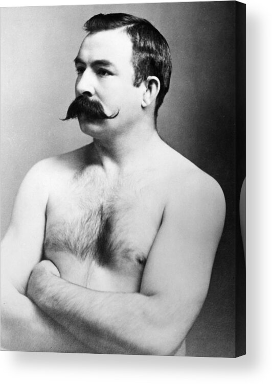 19th Century Acrylic Print featuring the photograph Jake Kilrain (1859-1937) by Granger