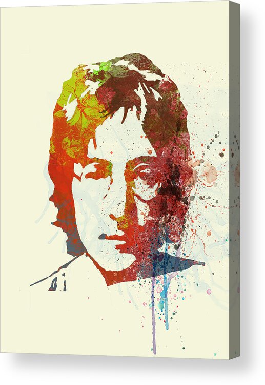  Acrylic Print featuring the painting John Lennon by Naxart Studio