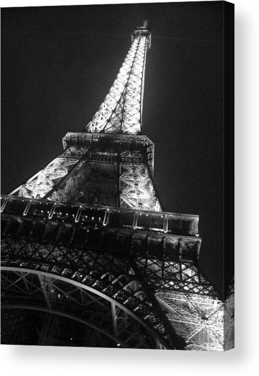 Architecture Acrylic Print featuring the photograph La Tour Eiffel by Joseph Stone