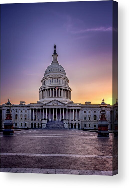Us Capitol Acrylic Print featuring the photograph Land of Confusion by Ryan Wyckoff