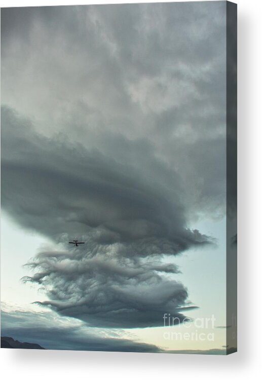 Lenticular Clouds Acrylic Print featuring the photograph Lucky Day by Angela J Wright