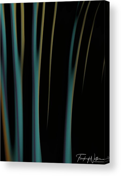 Abstract Acrylic Print featuring the photograph Martian Forest by Keith Lyman